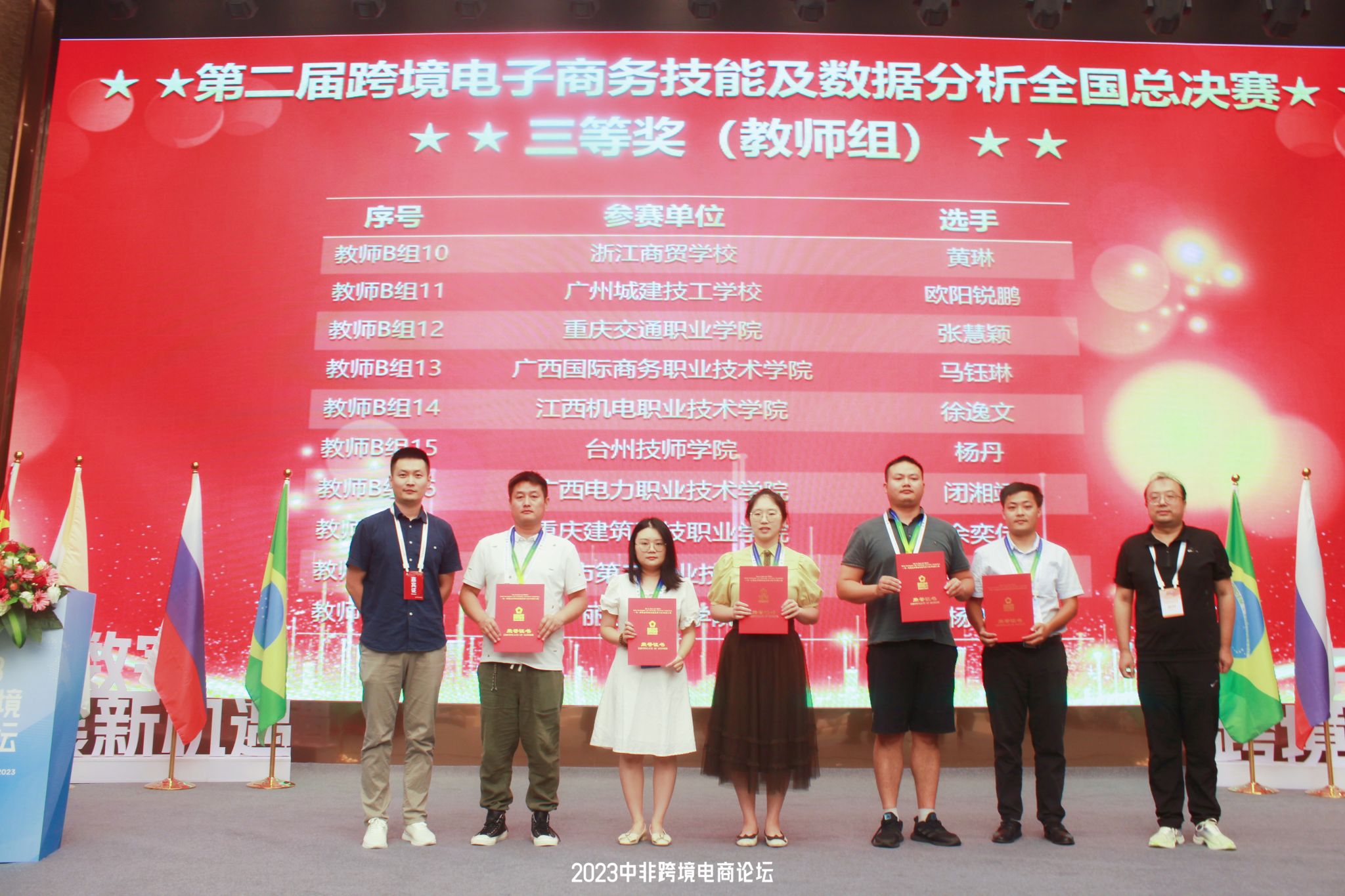 欧阳锐鹏老师领奖 欧阳锐鹏老师领奖